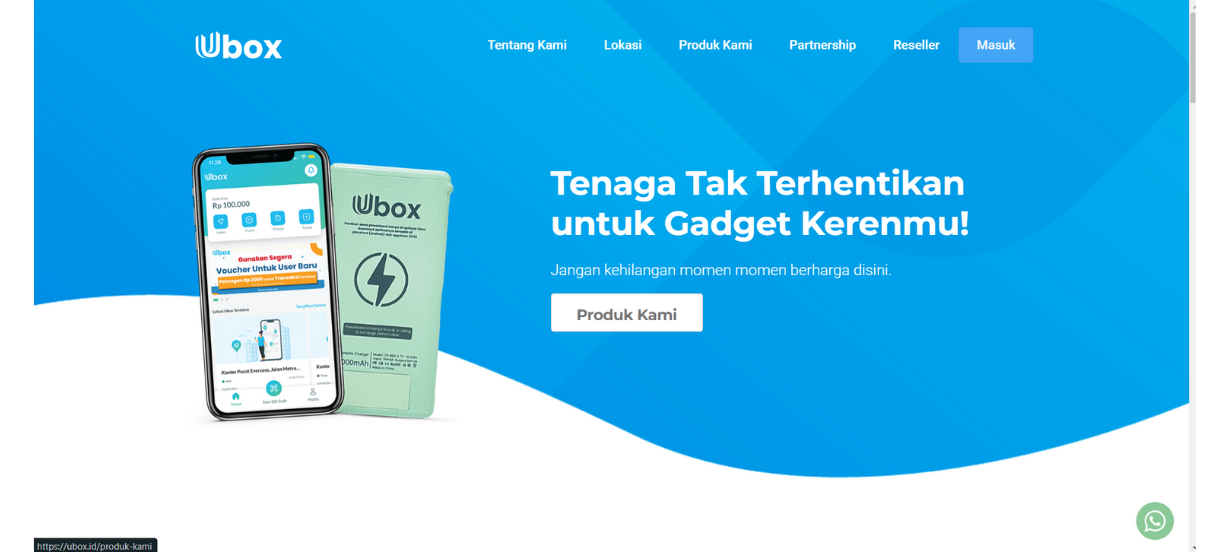 Ubox Company Profile & CMS – Smart Powerbank Sharing Platform