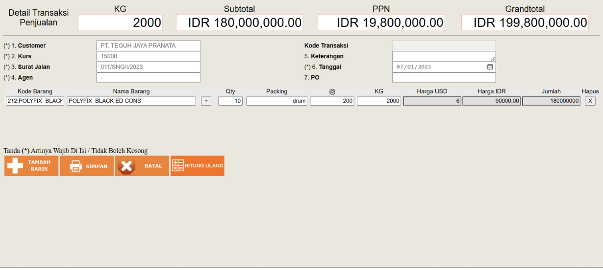 Synergy Chemicals ERP